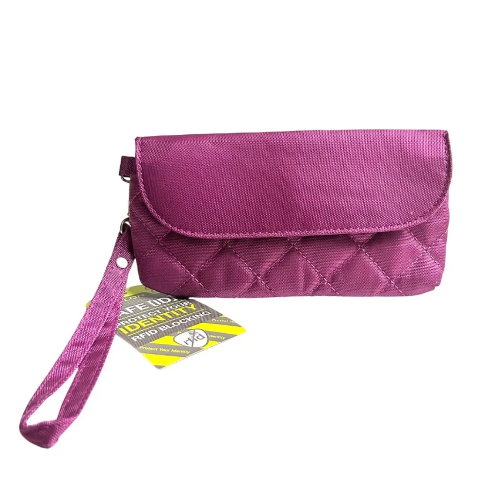 NWT Travelon SAFE ID RFID Blocking Wristlet